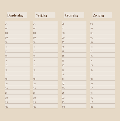 Pre-order Restructure jaar planner