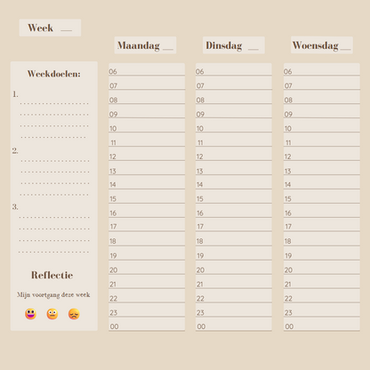 Pre-order Restructure jaar planner