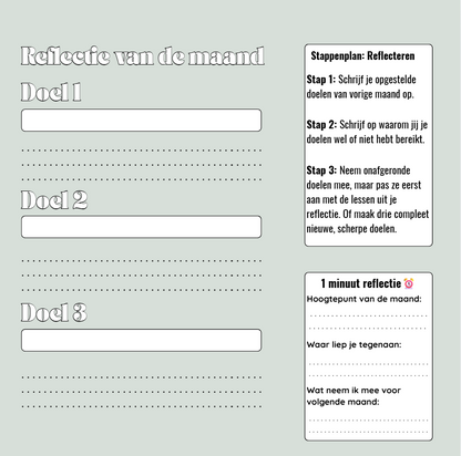 Pre-order Restructure jaar planner